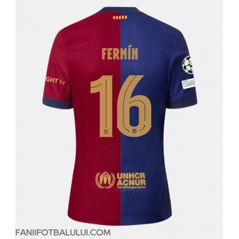 Barcelona Fermin Lopez #16 Tricou Fotbal Replică 2024-25 Barbati Acasa